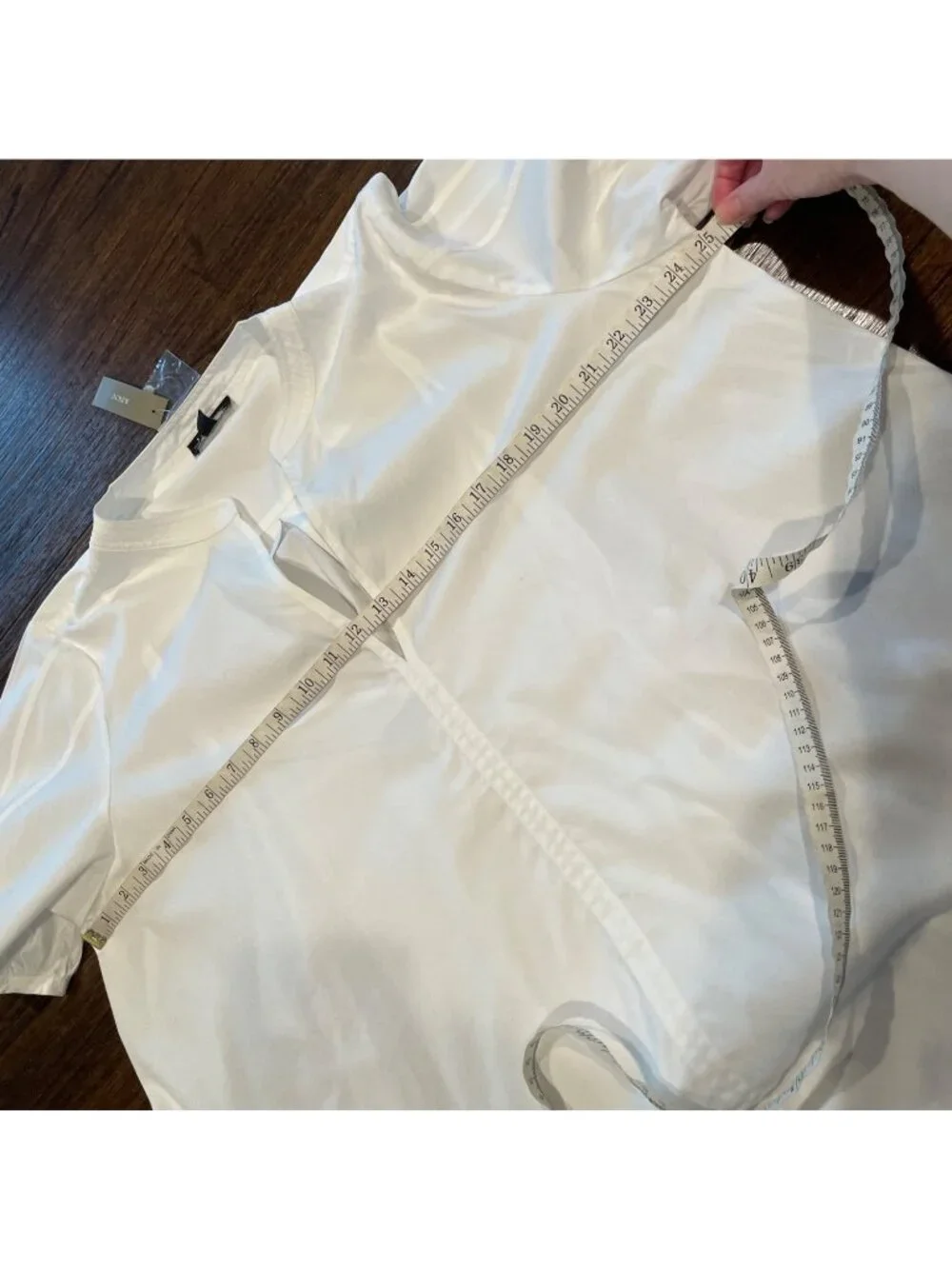NWT J.Crew Delilah Dress in Cotton Poplin XXL White Short Sleeve Summer Mini 2XL